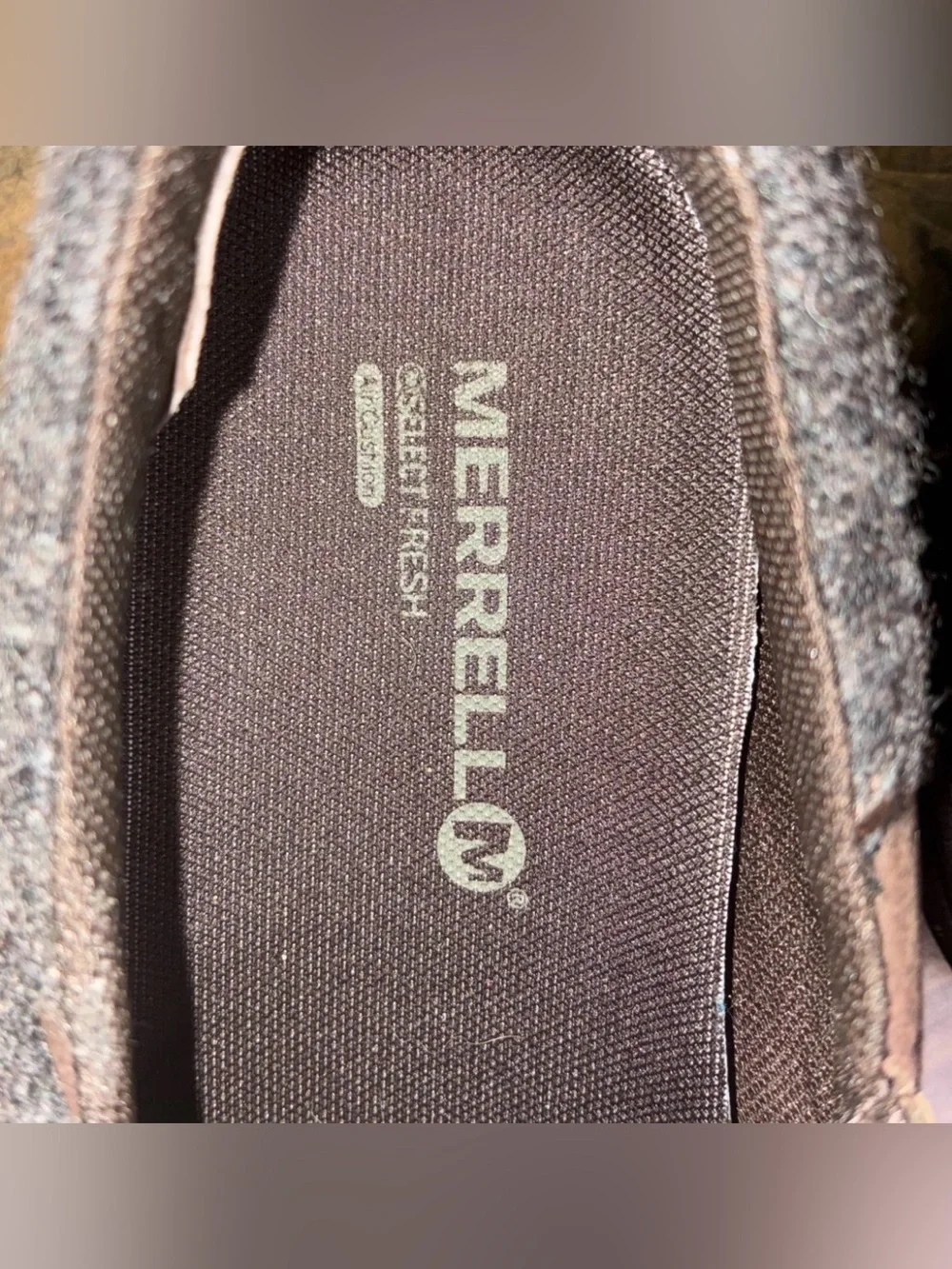 Merrell Dassie Fold Slip On Shoe loafer Bracken Women's Size 7 Leather Slip-On